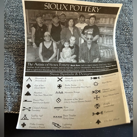 Sioux original 3 piece pottery - Picture 2 of 12